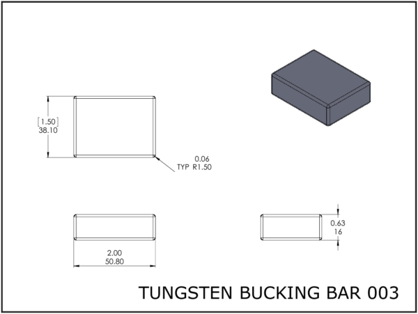 0003 Tungsten bucking bar 003