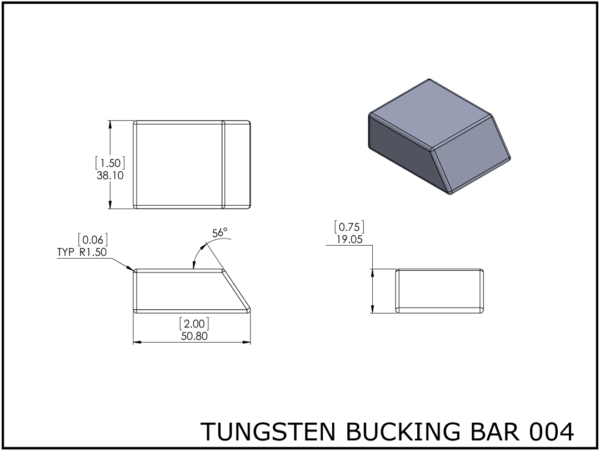 Tungsten bucking bar 004