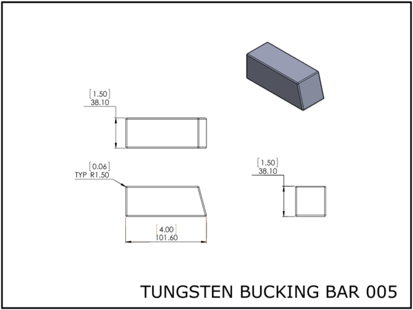 Tungsten bucking bar 005