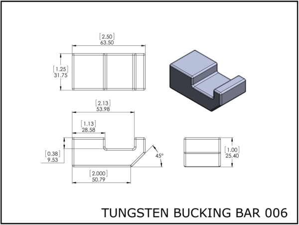 0006 Tungsten bucking bar 006