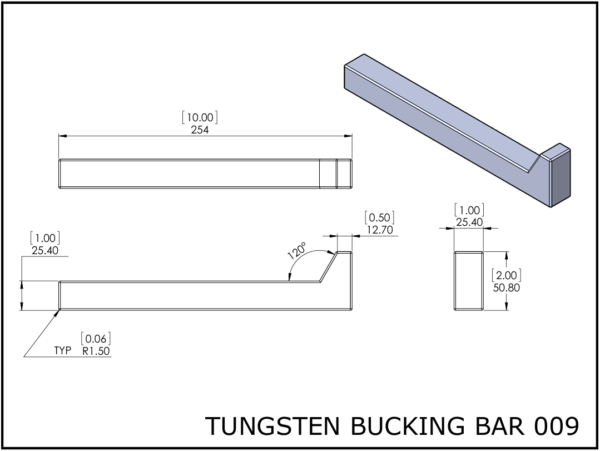 0009 Tungsten bucking bar 009