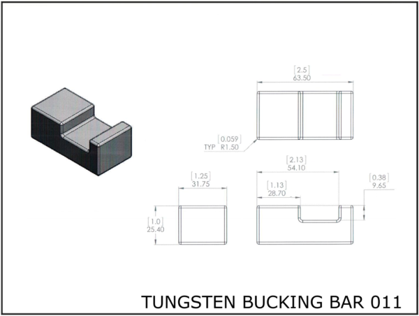 Tungsten bucking bar 011