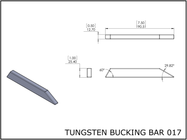 Tungsten bucking bar 017