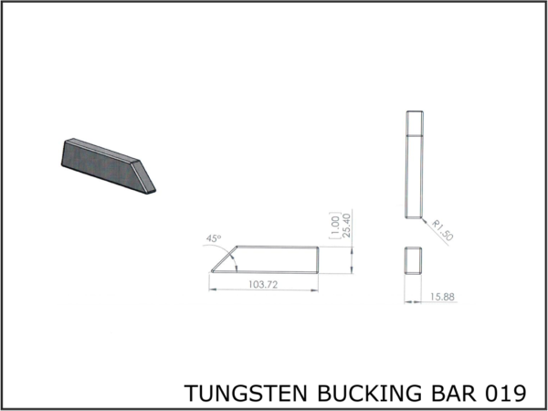 Tungsten bucking bar 019