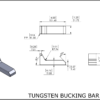 0022 Tungsten bucking bar 022