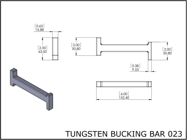 0023 Tungsten bucking bar 023