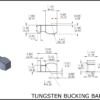 Tungsten bucking bar 025