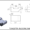 Tungsten bucking bar 027