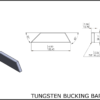Tungsten bucking bar 030