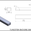 Tungsten bucking bar 034