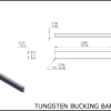 Tungsten bucking bar 038