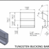 0044 Tungsten bucking bar 044