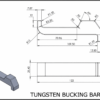 Tungsten bucking bar 045