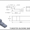 Tungsten bucking bar 047
