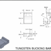 Tungsten bucking bar 048