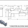 Tungsten bucking bar 050