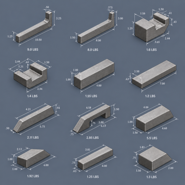 Custom Tungsten Bucking Bar
