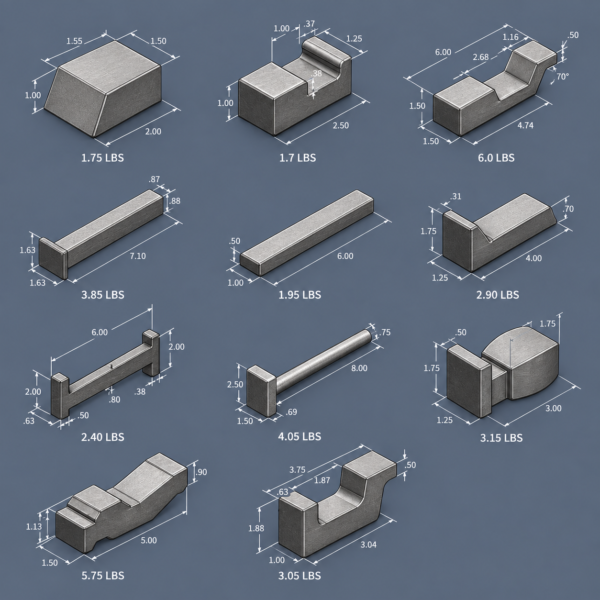 Custom Tungsten Bucking Bar