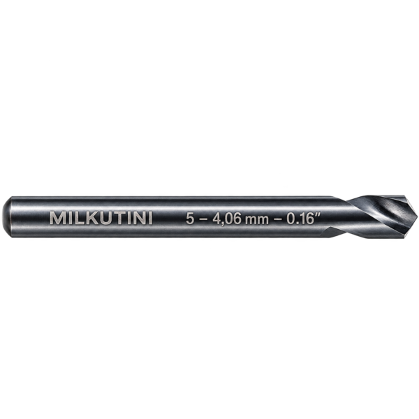 5 – 4,06 mm – 0.16" Stub drill 5 – 4,06 mm – 0.16"